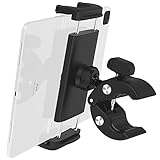 Cuxwill Fahrradhalterung für Tablets und Handys mit einer Bildschirmdiagonale von 10,2 - 33 cm, 360 ° drehbar, für iPad Pro Air Mini, Samsung Galaxy Tab, Kindle Fire, Switch,