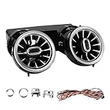 3-farbige hintere LED-Turbinenentlüftung, Umgebungslicht-Kit Ersatz für Mercedes-Benz C GLC-Klasse W205 X253 2015-2018