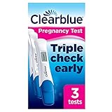 Clearblue Schwangerschaftstest Ultra Early Triple Check, Set mit 3 T