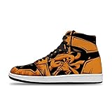 Comic Herren und Damen Schuhe Mode Cool Animation Printing Custom High Top Atmungsaktive Basketballschuhe Animation Lace Up Art Outdoor Laufschuhe, farbig, 39 2/3 EU