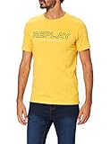 Replay Herren M3427 .000.2660 T-Shirt, 140 Corn Yellow, XXL