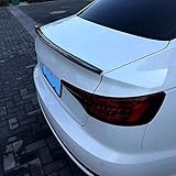 Auto ABS Heckspoiler für Audi A4 B9 2017 2018,Kofferraum Hinten Spoiler Spoilerlippe Performance Optik Auto Tuning Spoiler Heckspoiler Lipp