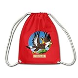 Spreadshirt Yakari Indianer Fliegt Auf Großer Adler Kreislogo Turnbeutel, R