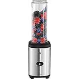 WMF Kult X Mix & Go Mini Smoothie Maker, Standmixer, Blender elektrisch, Shake Mixer 300 Watt, Tritan-Kunststoff F