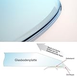 glasshop24 3-Fach Staubschutz-Dichtlippe für Kaminplatten | Staubschutz Dichtlippe | Schmutzlippe Glasbodenplatte | Länge 5,5