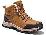 ARRIGO BELLO Winterschuhe Herren Winterstiefel Schneestiefel Warm Gefütterte Stiefelette Arbeitsschuhe Arbeitsstiefel Wandern Arbeiten 41-46 (W Kamel, Numeric_43)