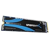 Sabrent 1 TB Rocket NVMe PCIe M.2 2280 SSD Hochleistungs-Solid-State-Laufwerk (SB-ROCKET-1TB)