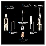 QuQiu Tattoo Supplies Kit Patrone Tattoo Nadeln 0,35mm RL RS RM M1 20pcs Einweg-sterilisierte Sicherheits-Tattoo-Nadel für Kassettenmaschinen Griffe Für Tattoo. (Size : 1209RM 0.35mm)