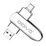 DIDIVO USB C Stick 64GB USB C Flash Laufwerk 2 in 1 USB 3.0 Typ C Speicherstick 64GB OTG USB Stick Pen-Laufwerk Externer Speicher für USB-C-Smartphones, Tablets, Neues MacBook, Laptops,PC
