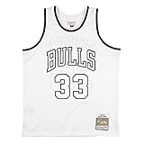 Mitchell & Ness NBA Swingman Jersey Black & White - Chicago Bulls, Scottie Pippen - White (XS)