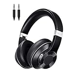 Bluetooth Kopfhörer Over-Ear - Tekutue Active Noise Cancelling Kopfhörer Kabellos - HiFi Stereo Wireless Headset mit Cvc8.0 Mikrofon,30 Std. Spielzeit,Faltbar - Für Homeoffice/Konferenzen/IOS/PC