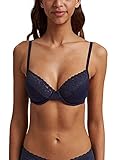 ESPRIT Damen Daily LACE Micro unwattiert BH, Navy, 80B