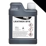 TRG Lederfarbe 500 ml für Glattleder und Kunstleder - Farbe wählbar, (Schwarz)