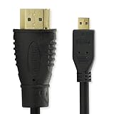 subtel HDMI Kabel (3m, Micro HDMI) für ODYS Evolution 12 / Space/Vito/Windesk X10 / Winpad V10, 10, 12 / Wintab 10