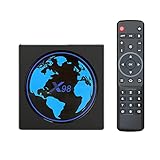 Stuurvnee X98 TV Box S905W2 Android 11 Dual-Band WiFi with 4GB+64GB 4K HD TV Box Set-Top Box (EU Stecker)