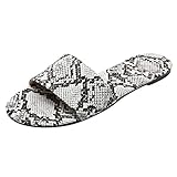 Dorical Damen Sandalen Hausschuhe Weiche Indoor/Outdoor Pantoffeln,Mutter rutschfeste Sandaletten 36-42 EU(Weiß,40 EU)