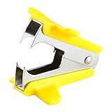 YLWL Schreibwarenzubehör Mini Portable Metal Staple Remover Stapler Unterstützt gelb