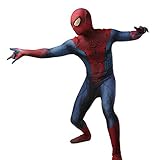 MODRYER Amazing Spider-Man-Halloween-Kostüme für Kinder Erwachsene Cosplay Bodysuit Lycra Spandex Zentai Kinder Leistung Engen Overall Set Bühnenkleidung,Kids/XL 145~155