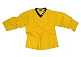 SHER-WOOD - Eishockey Trainingstrikot für Erwachsene I stilvolles Practice Jersey aus gelochtem, Gelb, Gr. XXXL