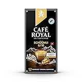 Café Royal Lungo Schüümli 100 Nespresso®* kompatible Kapseln (aus Aluminium, Intensität 6/10) 10er Pack (10 x 10 Kaffeekapseln)