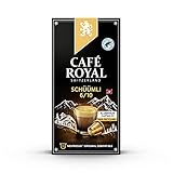 Café Royal Lungo Schüümli 100 Nespresso®* kompatible Kapseln (aus Aluminium, Intensität 6/10) 10er Pack (10 x 10 Kaffeekapseln)