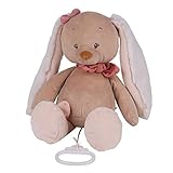Nattou Spieluhr Kaninchen Pauline, Wiegelied «La-Le-Lu», 30 cm, Pauline und Sasha, Braun/R