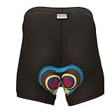 JJyy Fahrrad-Shorts für Herren und Damen, 3D-gepolstert, Mountain-Shorts für Radfahren, Reiten, Biker, atmungsak