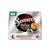 Senseo Pads Typ Italian style UTZ zertifiziert, 80 Kaffepads, 5er Pack, 5 x 16 Getränke, 560 g