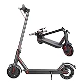 E- Scooter H7 Elektroroller mit CE-Zertifikat für Erwachsene, 350 W, zusammenklappbarer Scooter aus Aluminiumlegierung, 6 Ah 36 V, doppeltes Bremssystem und Kreuzsteuerung, Lichter, Display