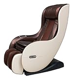 Massagesessel WELCON EASYRELAXX in beige braun mit Automatikprogrammen sowie manueller 3D Massage vom Nacken bis unter die Oberschenk