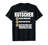 Kutscher Geschenk-Idee Lustiges Pferdekutsche Beruf S