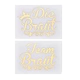 LinkBro JGA Tattoos [ 20 Pack ] Die Bride Tattoos | Team Bride Tattoos für Junggesellinnenabschied, Bachelor Party, Hochzeit & B