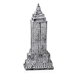 Lependor USA-Statue des Imperiums, Gebäudeskulpturen, Statue New York City, Souvenir-Statuen, Sammlerstück, Statue, Geschenke, Empire Building Silb