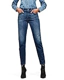 G-STAR RAW Damen Jeans 3301 High Straight 90's Ankle, Faded Cobalt, 25W / 32L