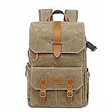 Dongxiao Business Notebook Tasche Kameratasche wasserdichter Kamera-Rucksack für Frauen und Männer passt 15,6' Laptop mit USB Port Canvas Fotograf Bag Stilvolle Computer T