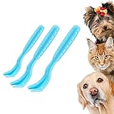 SEMINISMAR Zeckenzange für Hunde Katze Profi Zeckenhaken Set 3er Pack Zeckenzange Sicher & Effektive Zeckenpinzette für Menschen und Tier, Alternative zur Zeckenkarte, Zeckenmittel, Zeck