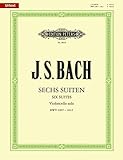 Johann Sebastian Bach, 6 Suiten BWV1007-1012 : für Violoncello Solo in der Peters Edition - Noten/Sheet M