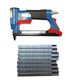 Uniquk 1 / 2Zoll Pneumatischer Luft Hefter Nagler Fein Hefter Werkzeug für MMBel Nagler Werkzeug 4-16Mm Pneumatisches Luft Elektro Werkzeug