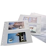 10 x SAFE FOTOHÜLLEN DIN A4 NR. 5477 - 10 - MIT 2 TASCHEN DIN A5 - 215 x 145 MM - PLATZ FÜR BIS ZU 40 BILDER - IDEAL FÜR GROSSE FOTOS 13 x 18 cm - URLAUBSBILDER - UNISERSAL LOCHUNG - DOKUMENTENECHT - GLASKLAR - TRANSPARENT - WEICHMACHERFREI