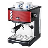 SHUBIAO-xiaoji Espressomaschine, professionelle halbautomatische Kaffeemaschine, 9-15 bar, for Schaummilch und Zubereitung von heißen Getränken, for Wohnzimmer, Hotel, Café