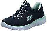 Skechers Damen Summits Sneaker, Marineblau, 38 EU