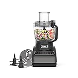 Ninja Küchenmaschine mit Auto-iQ [BN650UK], 850 W, 2,1 l, silberfarb