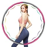 OYMMENEY Hoola Hoop, Hoola Hoop Reifen Die Zur Gewichtsreduktion und Massage Verwendet Werden KöNnen, EIN 6-8-Teiliger Abnehmbarer Hoola Hoop Reifen,Erwachsene und Kinder Fitness Bauchformung