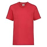 Fruit of the Loom T-Shirt für Kinder, aus Baumwolle Gr. One size,