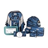 Loop Air+ Schulrucksack-Set - 7-teilig - für Mädchen und Jungen - ergonomisch (Mats (Fußball))