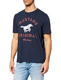 MUSTANG Herren Alex C Print T-Shirt, Dunkelblau 5226, XXL