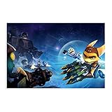 Ratchet & Clank HD Poster Thumb-1920-269012 Leinwand Poster Schlafzimmer Dekor Sport Landschaft Büro Zimmer Dekor Geschenk ungerahmt: 30 × 45