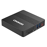 Mini PC Apollo Lake Celeron J3455 (bis zu 2,3 GHz), 8GB DDR4 / SSD 128 GB Mini Desktop Computer 4K HDMI- und VGA-HD-Display Dual-WLAN 3 x USB 3.0 / BT 4.2 unterstützt Linux, WOL und PXE B