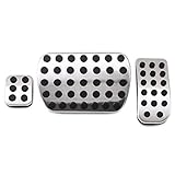 LYDPT rutschfeste Auto Fußpedalplattenabdeckung, for M-ER-CE-des B-ENZ V-Klasse Vito Metris Viano W447 W639 2015-2017 LHD, Gasbrennstoff-Pedalpolster abdecken Auto-Styling