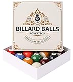 Robertson Premium Billardkugeln Pool 57,2 mm für EIN perfektes Spielergebnis, entsprechen mit der Größe und dem Gewicht den Turnier-Vorgaben, mit einem Gratis B